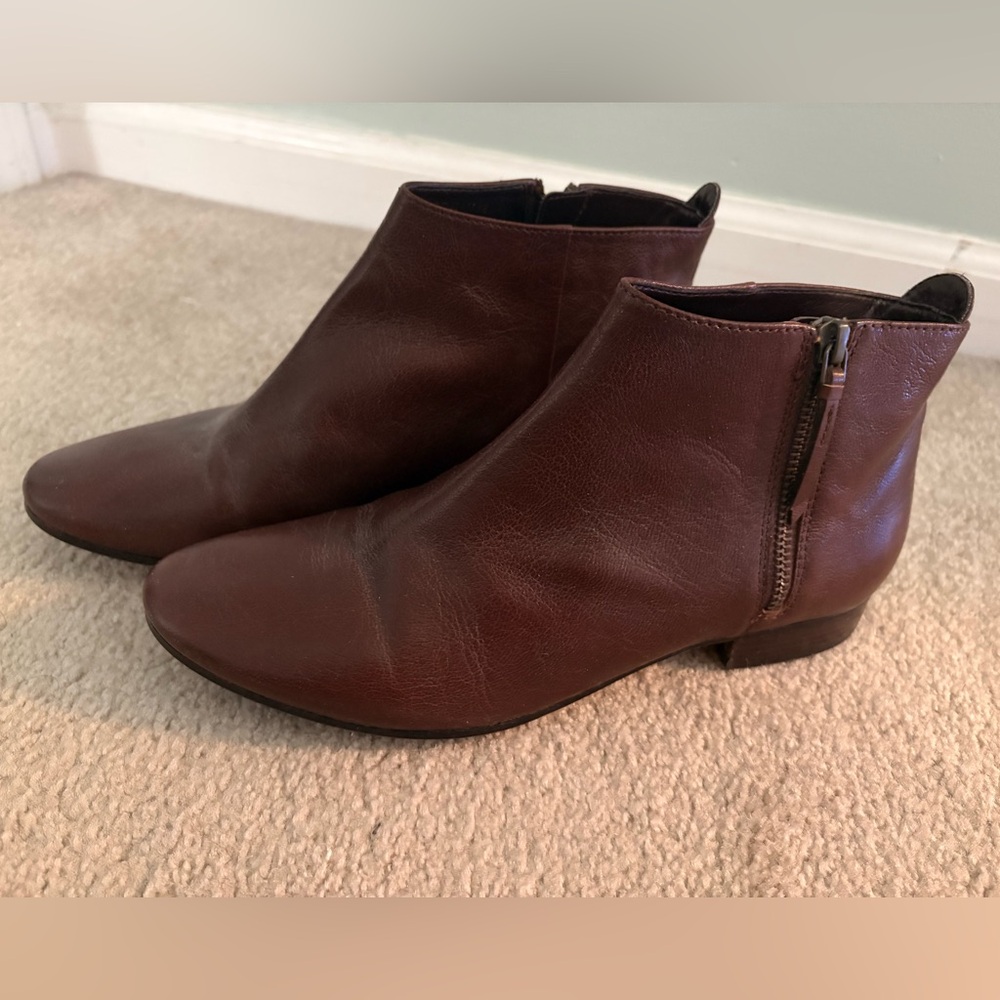 Cole Haan Dark Brown Ankle Booties - Size 8